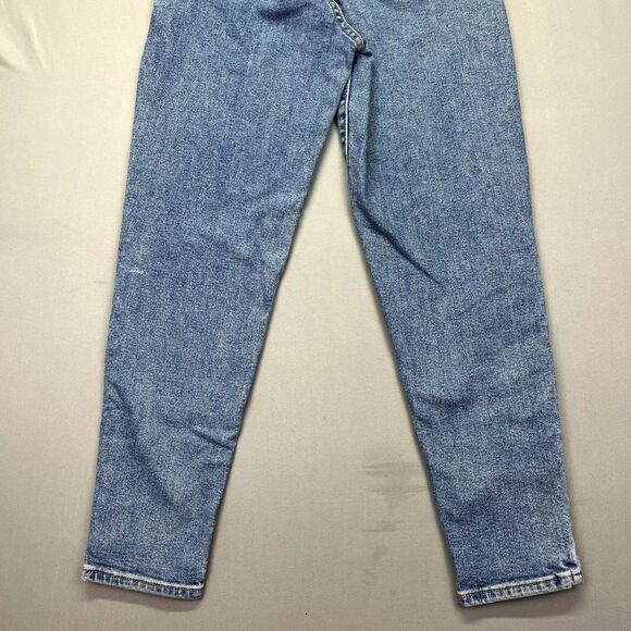 Levi’s Tag Size 26 High Waisted Taper Jeans Women's Stretch Pleats Blue - Picture 14 of 16